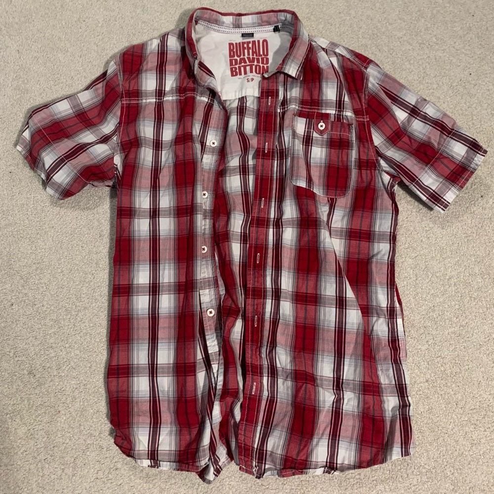 Buffalo jeans cotton button up shirt